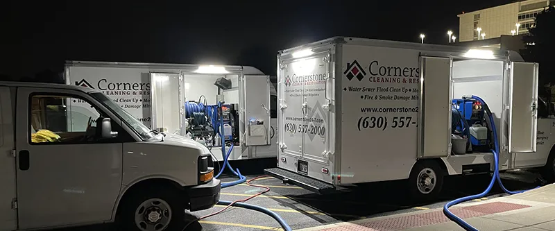 Cornerstone Cleaning and Restoration Vehicles - Fleet